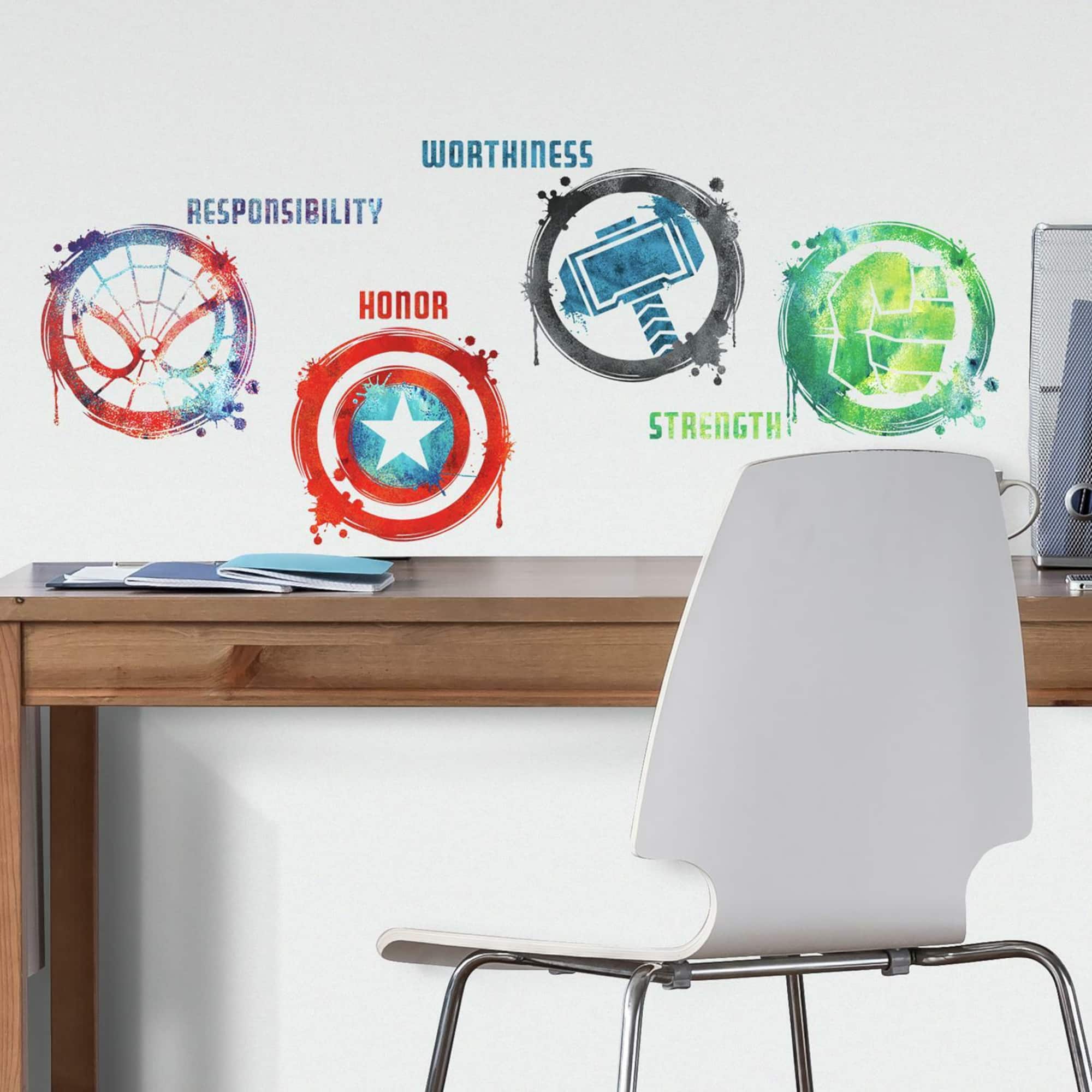 RoomMates Marvel Icons Peel & Stick Wall Decals